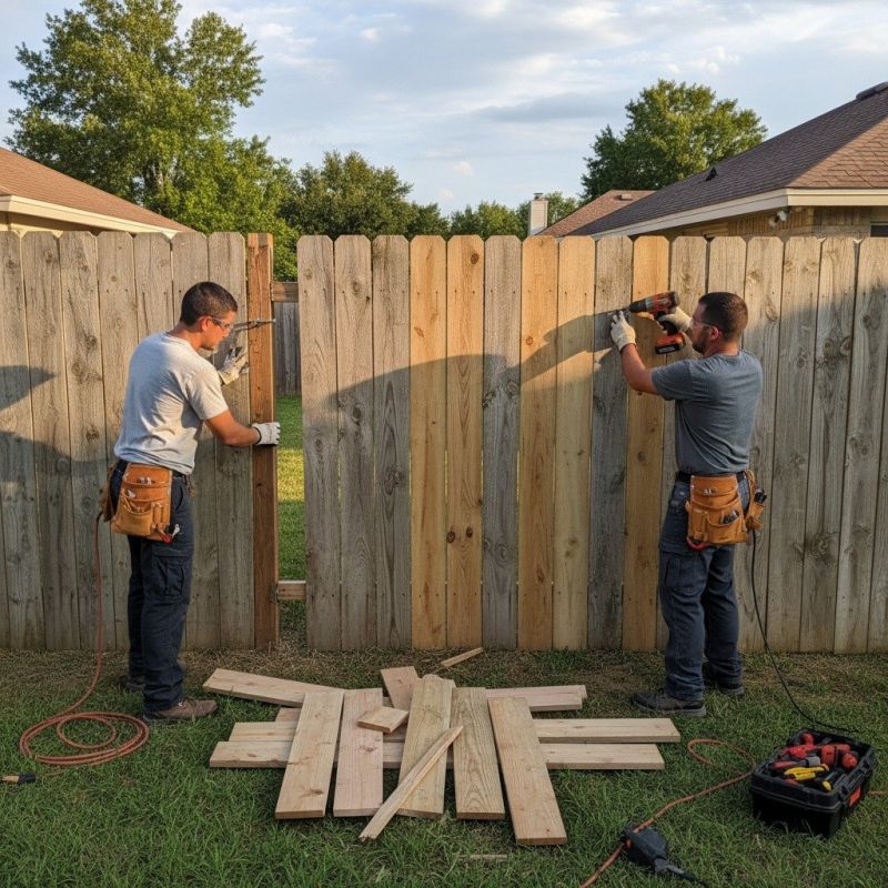 Privacy Fence Gate Repair